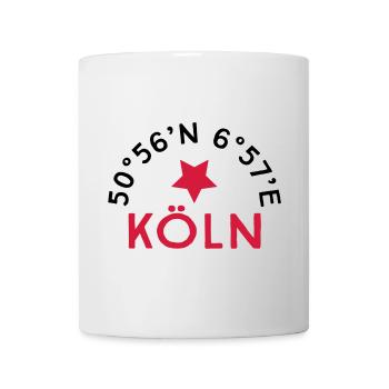 Köln - Tasse - Weiß - Vorne