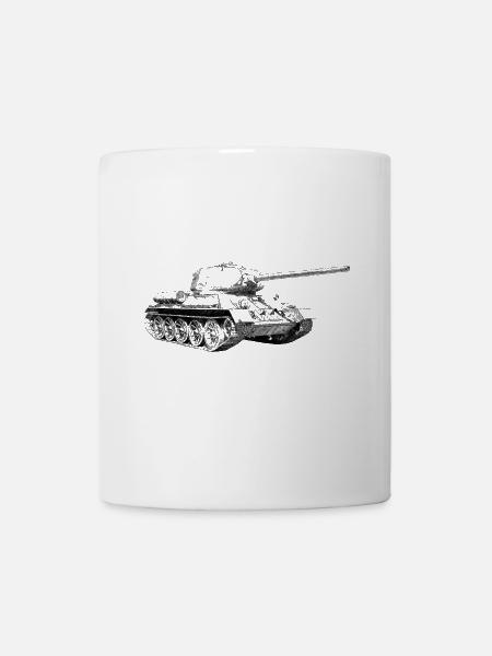 Panzer - Tasse - Weiß