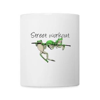 street workout - Tasse - Weiß - Vorne
