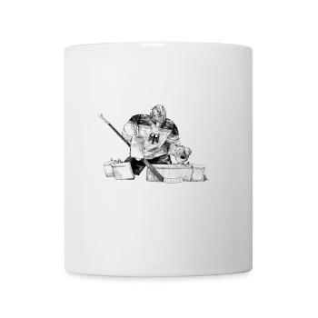 Hockey goalkeeper - Mug blanc - blanc - Devant