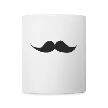Schnauzbart | Moustache - Tasse - Weiß - Vorne