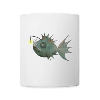 Anglerfisch - Tasse - Weiß - Vorne