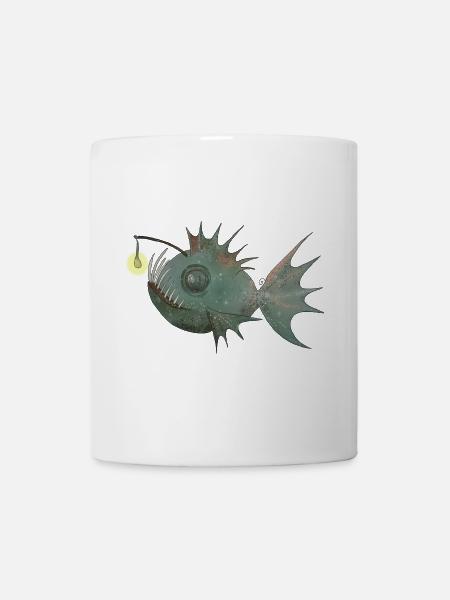 Anglerfisch - Tasse - Weiß