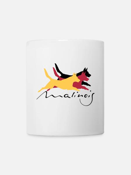 Malinois_german_color - Tasse - Weiß