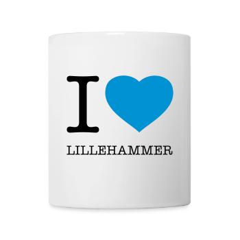 I LOVE LILLEHAMMER Norwegen - Tasse - Weiß - Vorne