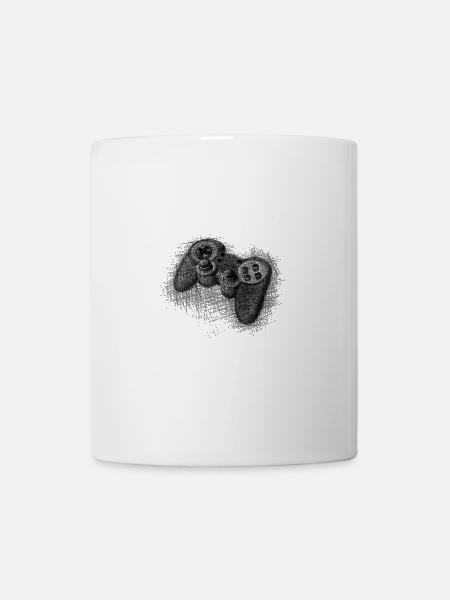 Gamepad - Tasse - Weiß