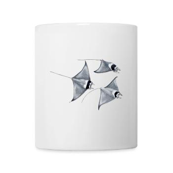 Manta ray - Raie blanket - rays devil fish blanket - Mug - white - Front