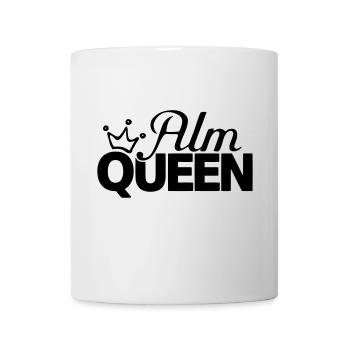 Alm Queen Apres Ski fahren Alpen Berge Österreich - Tasse - Weiß - Vorne