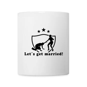 Let´s get married! - Mug - white - Front