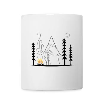 Camping - Tasse - Weiß - Vorne
