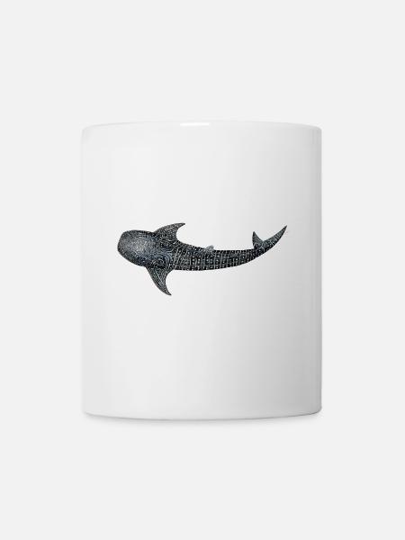 Requin baleine - Mug blanc - blanc