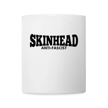 Skinhead - Antifascist - Tasse - Weiß - Vorne