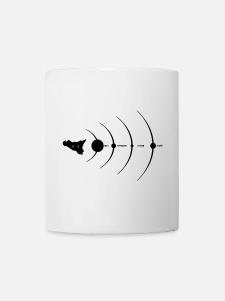 Sizilien, Universum - Tasse - Weiß