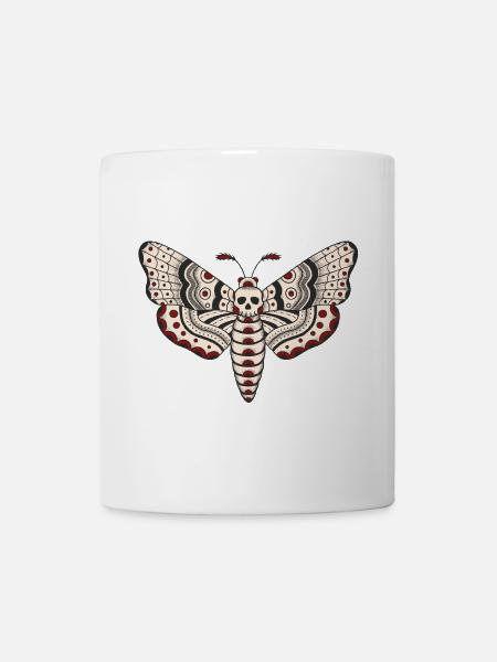 Death Head Moth - Tasse - Weiß