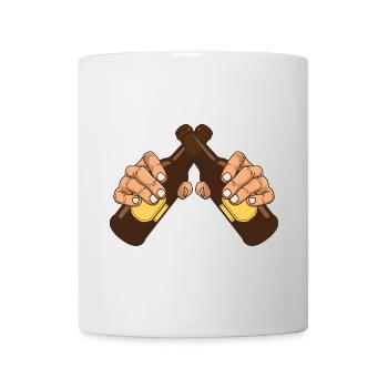 two beers! For the beer lover! - Mug - white - Front