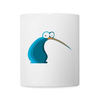 Vogel-Karikatur von Neuseeland-Kiwi - Tasse - Weiß - Vorne