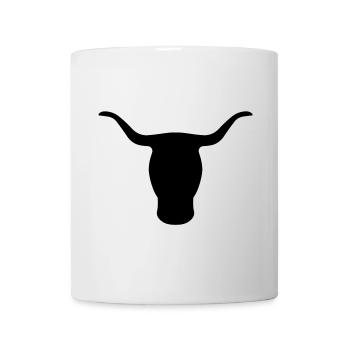 Bull's Head - Mug - white - Front