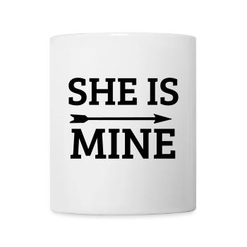 she is mine - Mug - white - Front