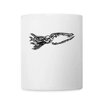 Tintenfisch - Tasse - Weiß - Vorne