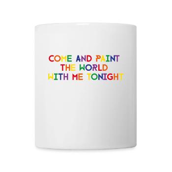 Gay Schriftzug - Tasse - Weiß - Vorne