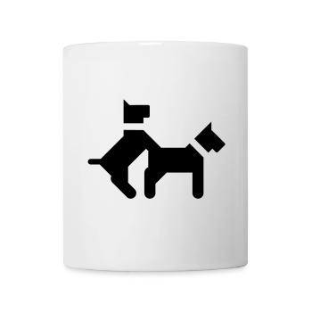 Fickende Hunde - Tasse - Weiß - Vorne