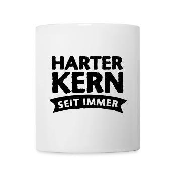 harter kern seit immer 1c - Tasse - Weiß - Vorne