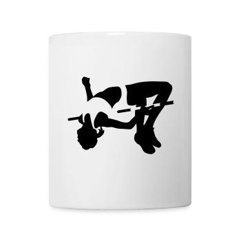 Hochsprung - Tasse - Weiß - Vorne