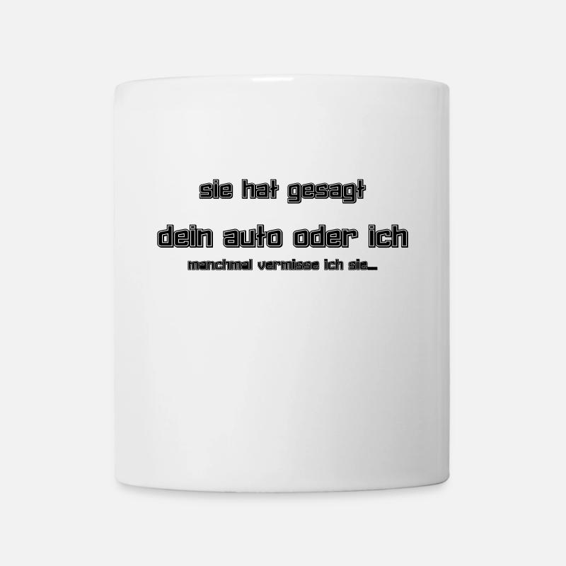 Auto - Tasse - Weiß