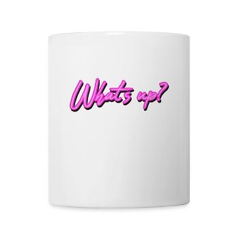 Whats up 9 whats up question gift idea - Mug - white - Front