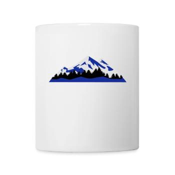 Mountain, Winter, snow - Mug - white - Front