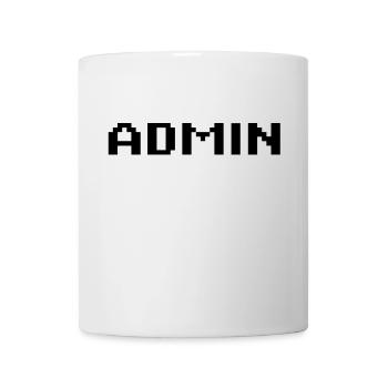 admin - Tasse - Weiß - Vorne