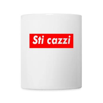 sti cazzi - Tasse - Weiß - Vorne