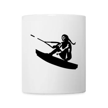 wakeboard - Mug blanc - blanc - Devant