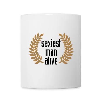 sexiest man alive - Tasse - Weiß - Vorne