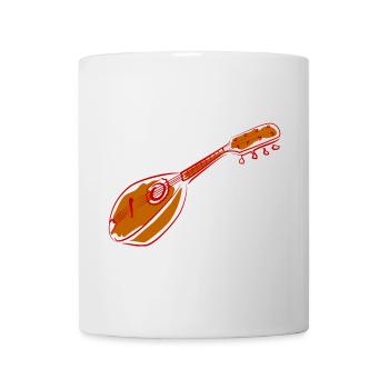 mandolin music - Mug - white - Front
