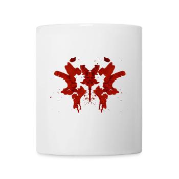 Rorschach - Mug blanc - blanc - Devant