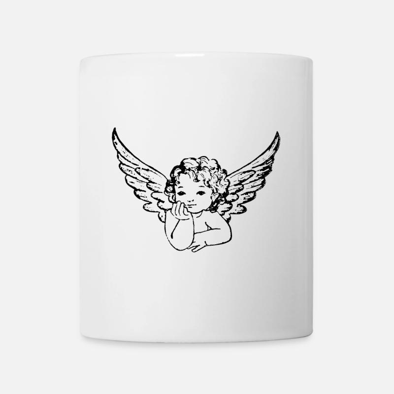 Ange avec des ailes - Mug blanc - blanc