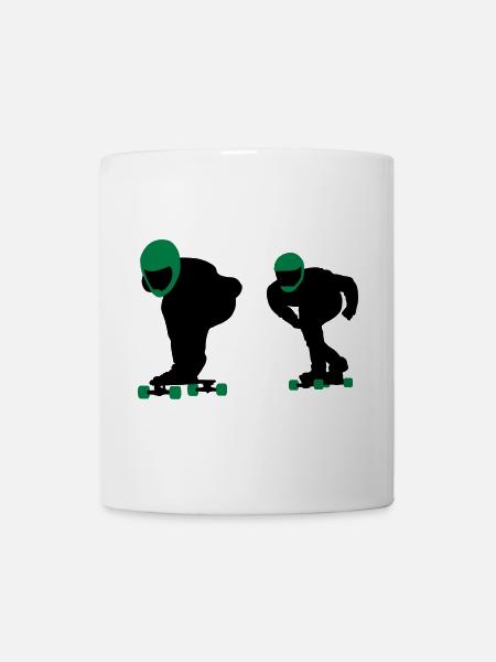 Longboard - Tasse - Weiß