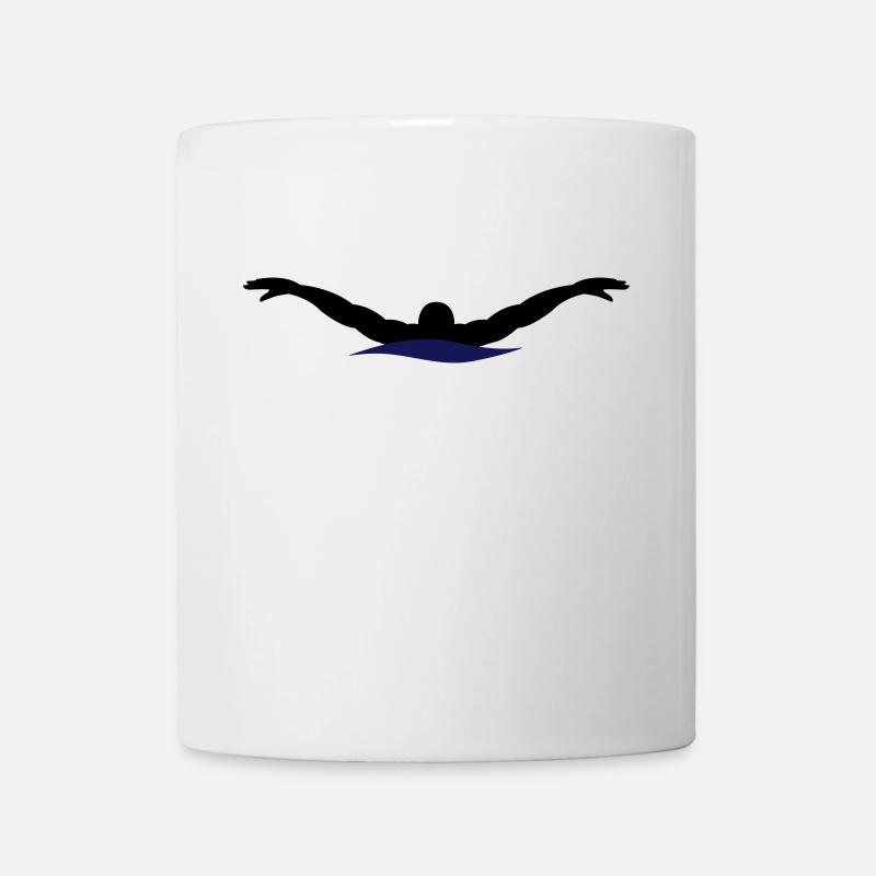 Schwimmen - Tasse - Weiß