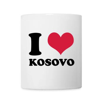 i love kosovo - Tasse - Weiß - Vorne