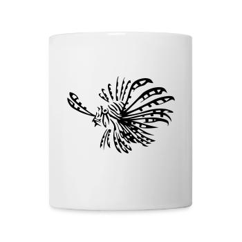Poisson-lion rascasse volante - Mug blanc - blanc - Devant