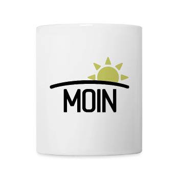 Moin Guten Morgen Sonne - Tasse - Weiß - Vorne