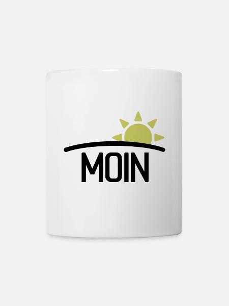 Moin Guten Morgen Sonne - Tasse - Weiß