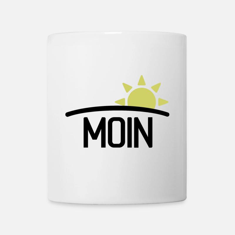 Moin Guten Morgen Sonne - Tasse - Weiß