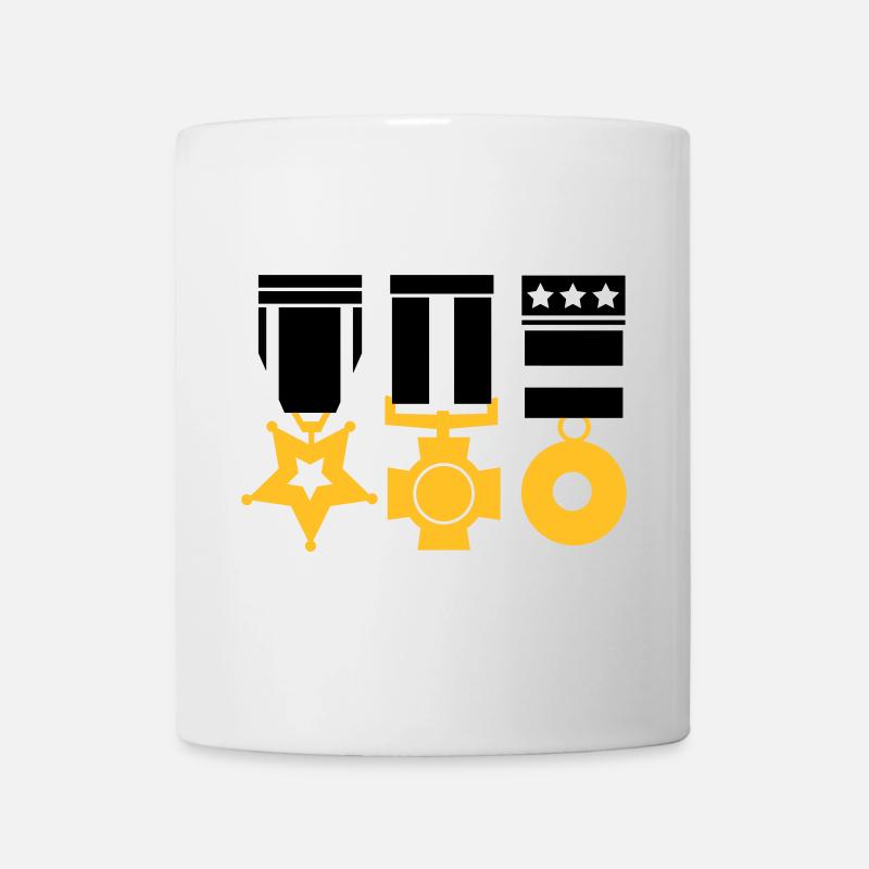 médailles - Mug blanc - blanc