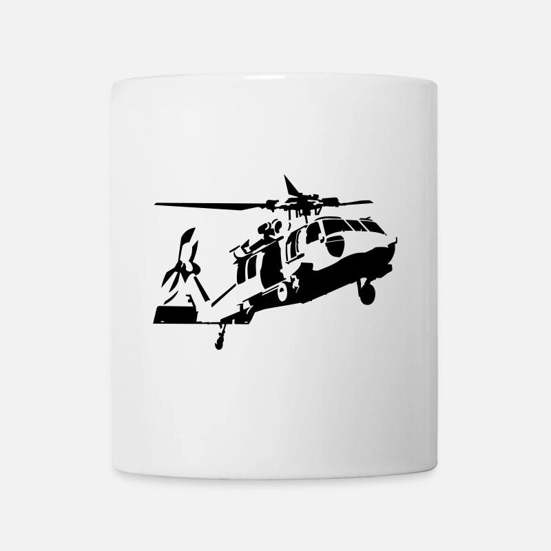 Hubschrauber - Tasse - Weiß