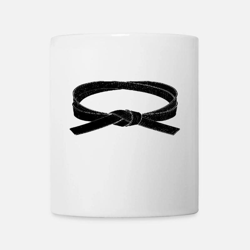 ceinture noire - Mug blanc - blanc