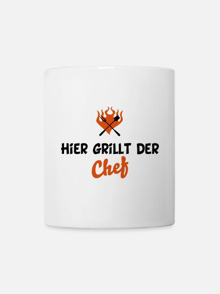 grillen - Tasse - Weiß