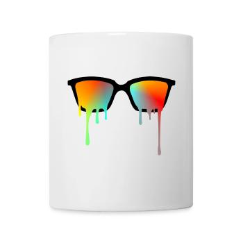 sunglasses - Mug - white - Front