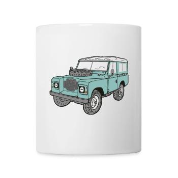 Land Rover 4 x 4 Land Rover Series3 88" - Mug - white - Front